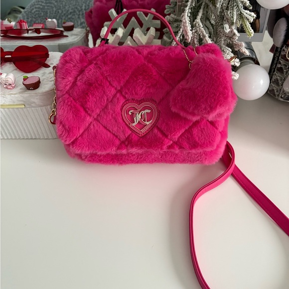 Juicy Couture Handbags - Juicy Couture Hot Pink Crossbody Bag